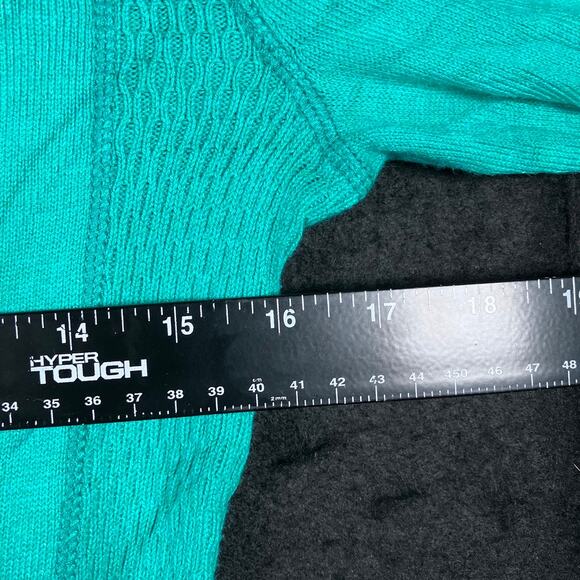 Eddie Bauer Womens Jacket Turquoise Full Zip Thumb Holes Hooded Stretch Small - Picture 8 of 12